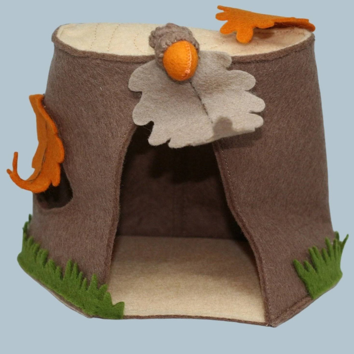 Sale Forest Gnome Family (3.5) with Oak Tree Stump House | Light Skin Tone | Set of 7 Dolls