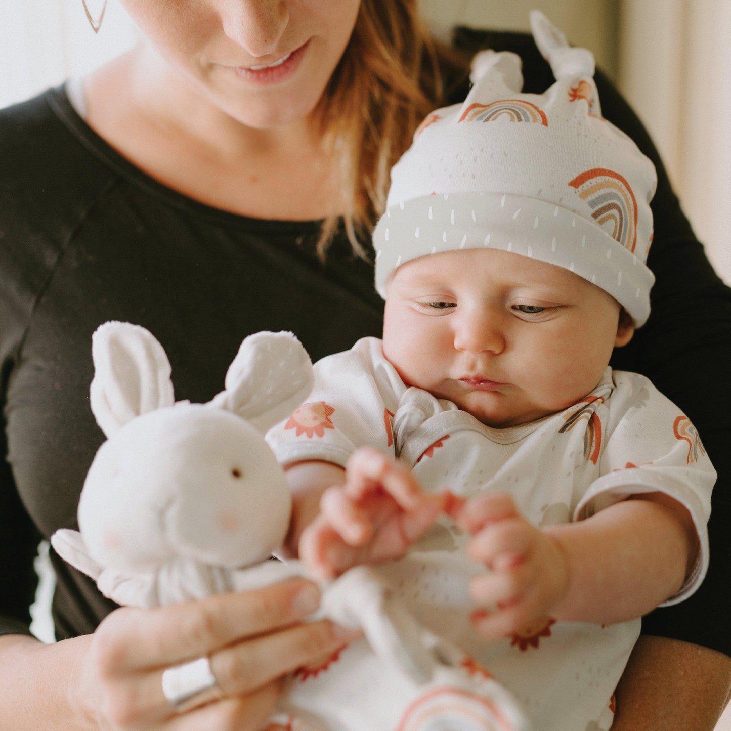 RETIRED - Little Sunshine Kimono Romper and Hat Set