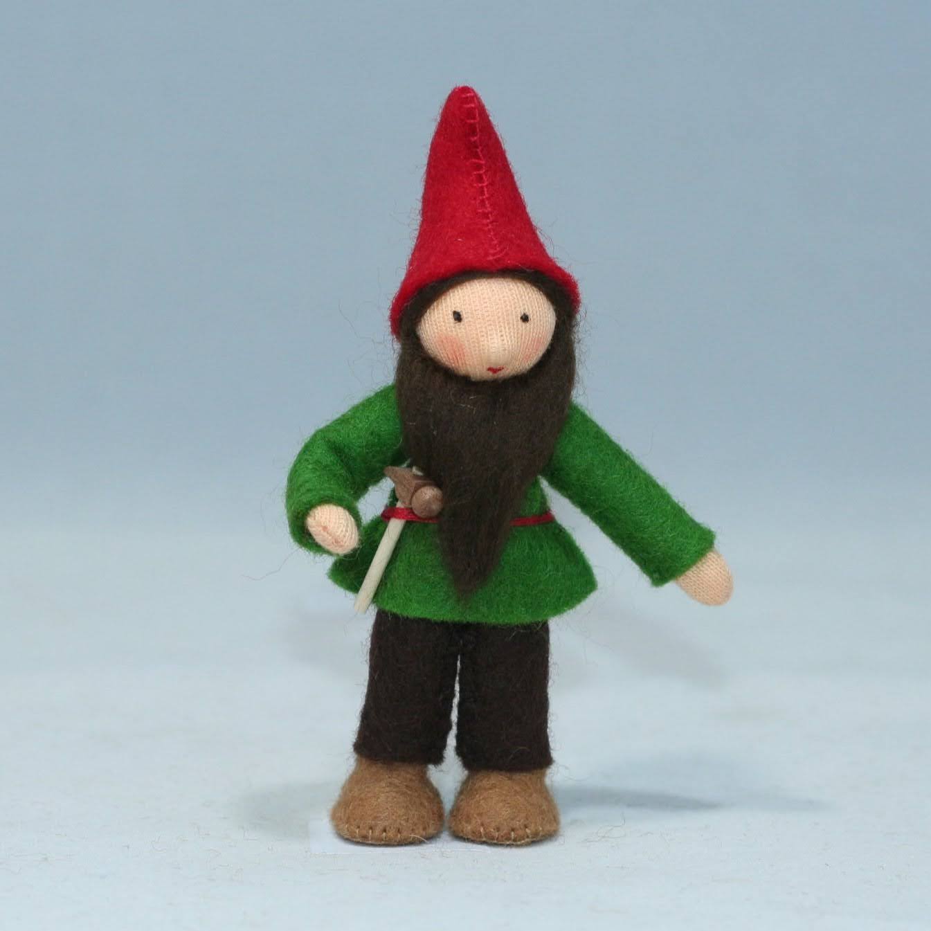 Sale Forest Gnome Family (3.5) with Oak Tree Stump House | Light Skin Tone | Set of 7 Dolls