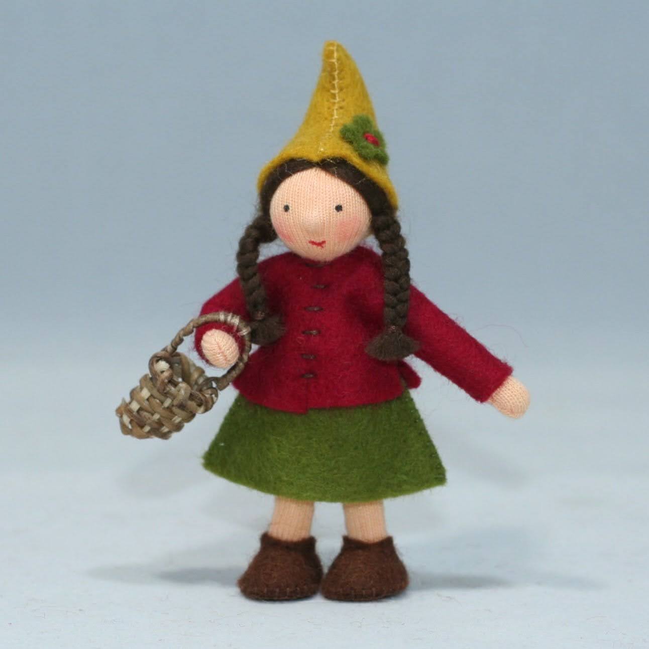 Sale Forest Gnome Family (3.5) with Oak Tree Stump House | Light Skin Tone | Set of 7 Dolls