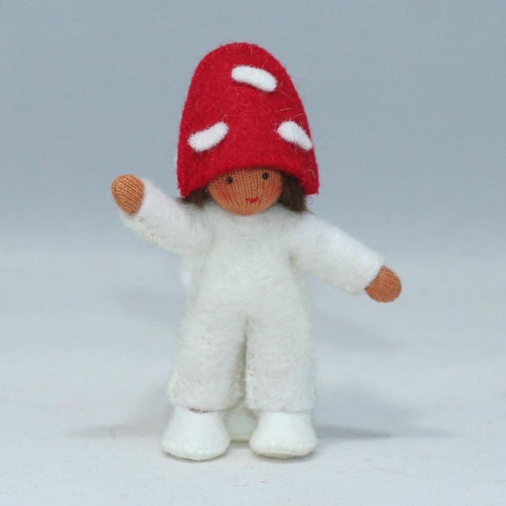 Sale Red Mushroom Family (3.5)  | Medium Skin Tone | Set of 5 Dolls