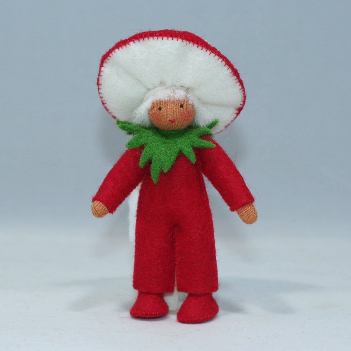 Sale Red Mushroom Family (3.5)  | Medium Skin Tone | Set of 5 Dolls