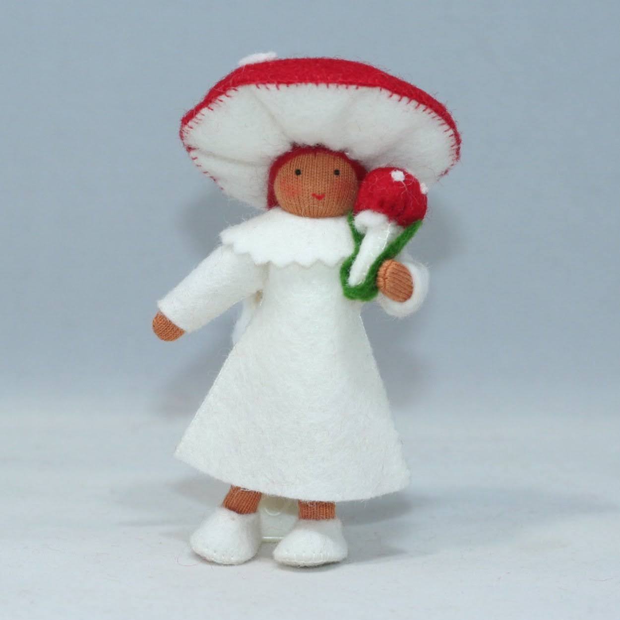 Sale Red Mushroom Family (3.5)  | Medium Skin Tone | Set of 5 Dolls