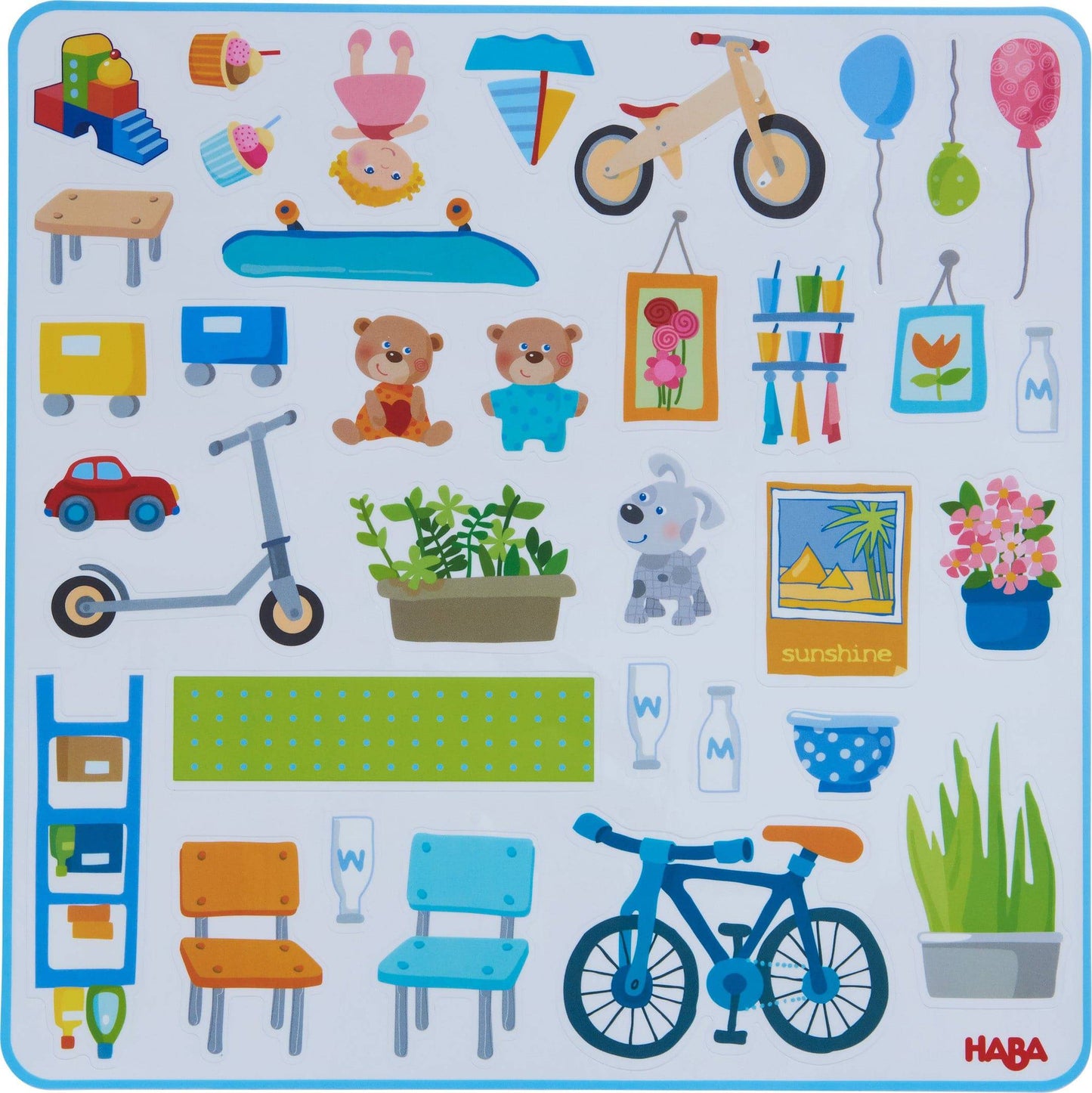 Little Friends Town Villa Decorative Decals