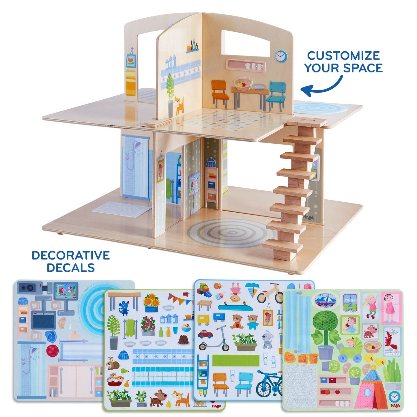 Little Friends Family Fun Dollhouse Bundle with Doghouse