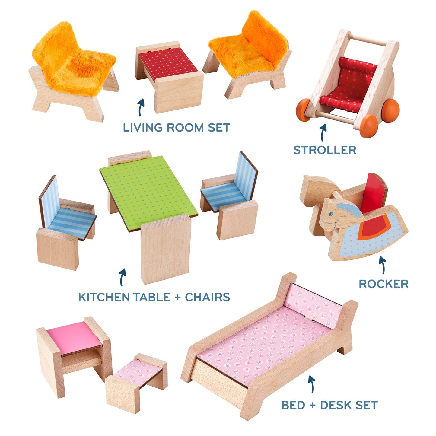 Little Friends Dollhouse Bundle with Doghouse