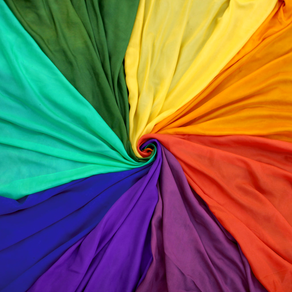 Mighty Silks Rugged Play Silks - Rainbow Colors